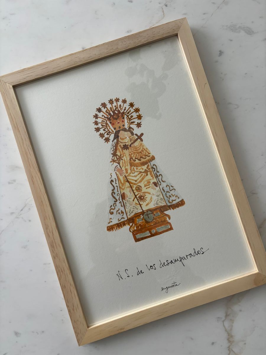 Lámina Virgen de los Desamparados