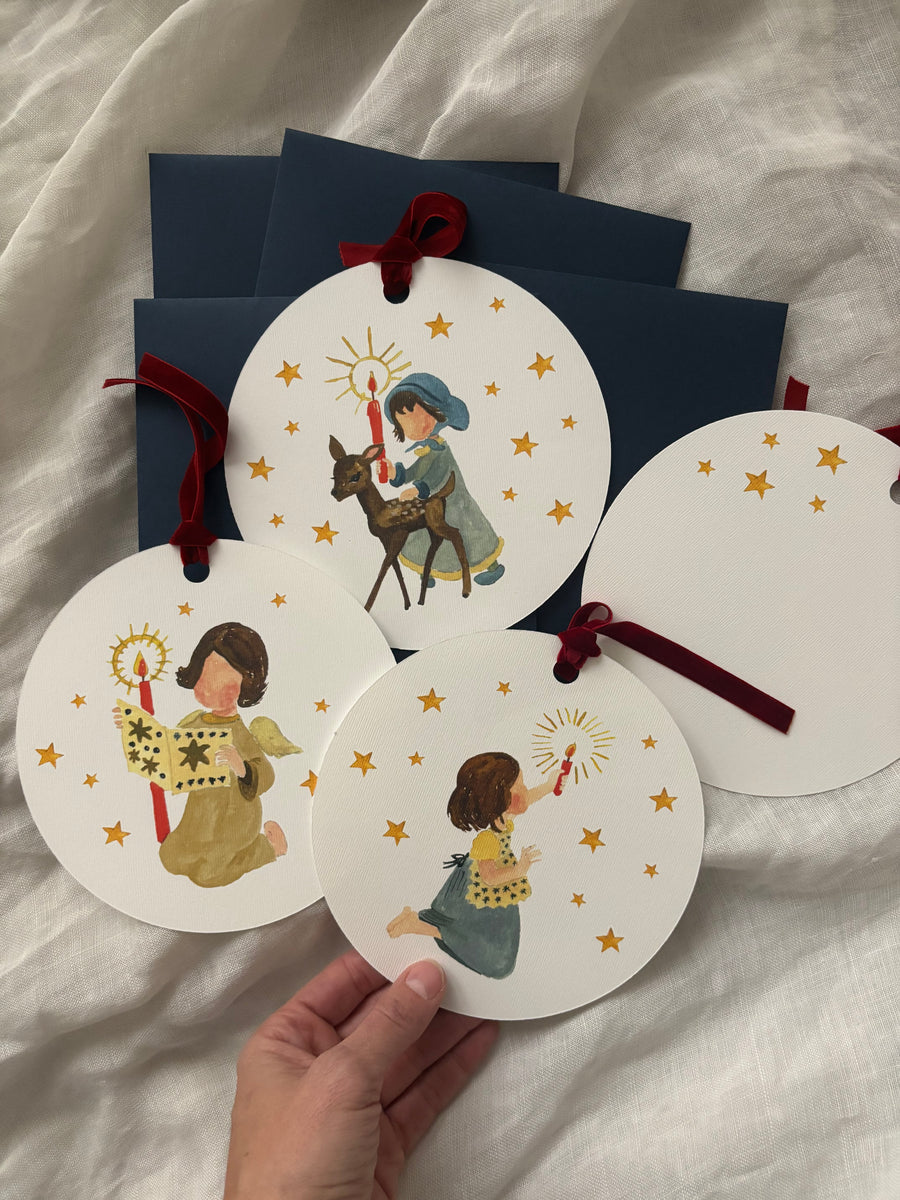 Pack 4 Xmas Bola Ángeles