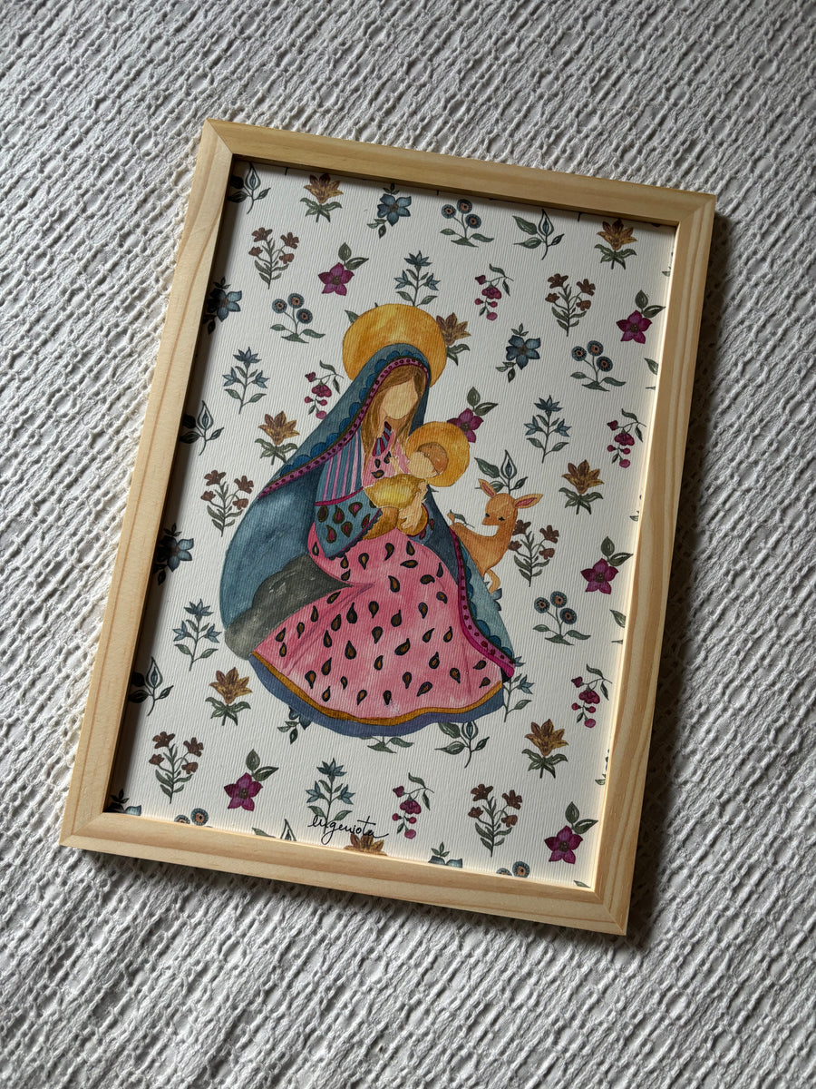 Lámina Virgen Niña