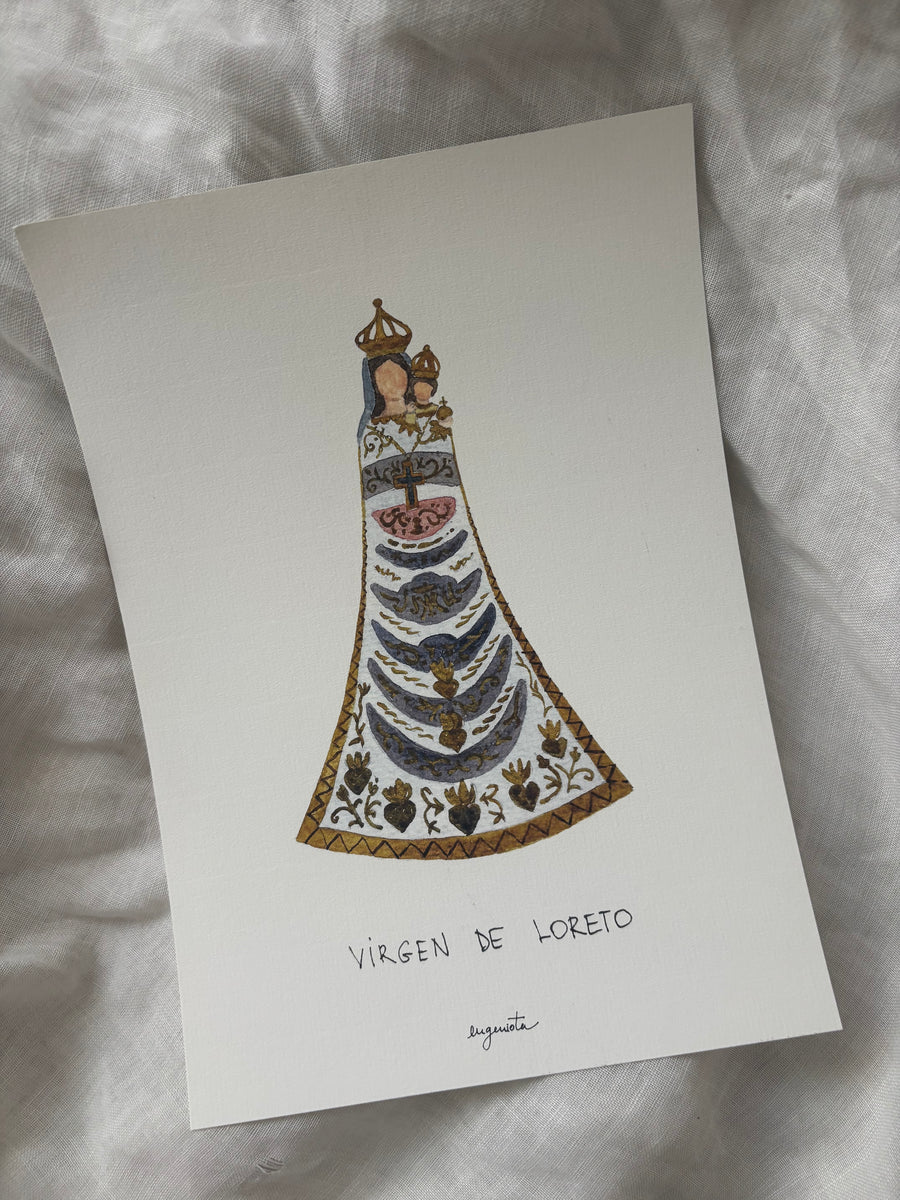 Lámina Virgen de Loreto