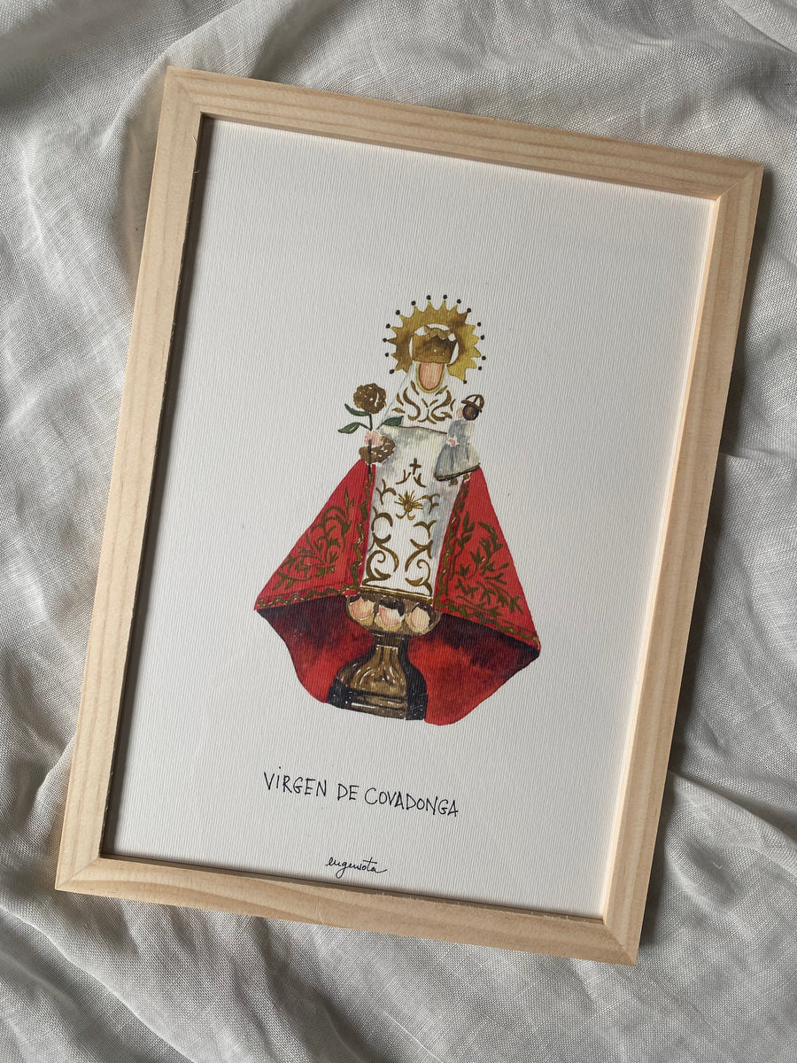 Lámina Virgen de Covadonga