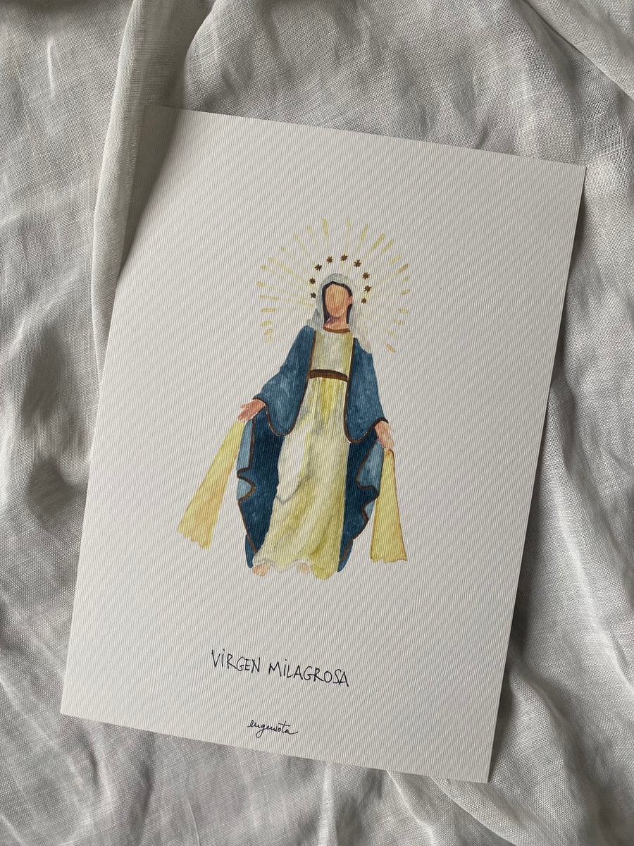 Lámina Virgen Milagrosa