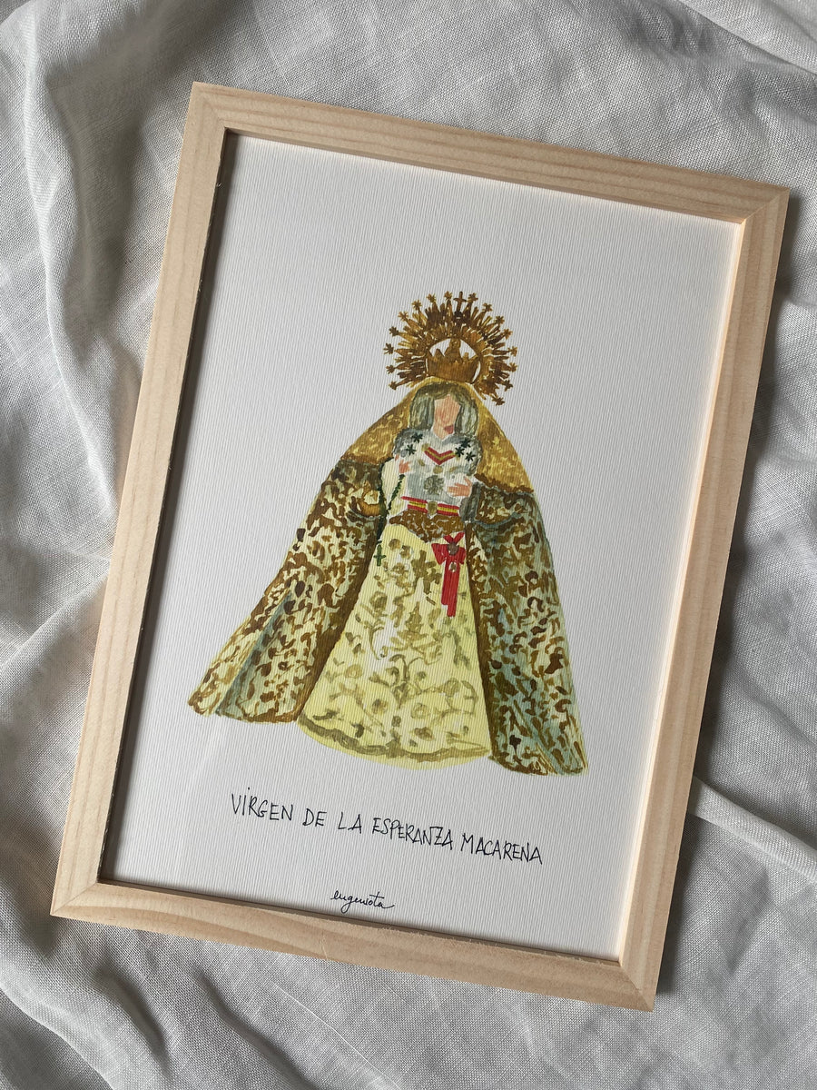 Lámina Virgen de la Esperanza Macarena