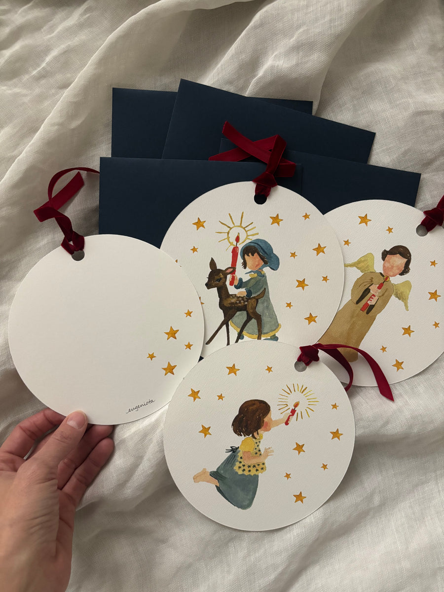 Pack 4 Xmas Bola Ángeles