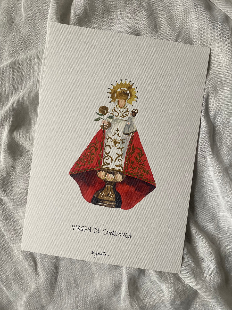 Lámina Virgen de Covadonga