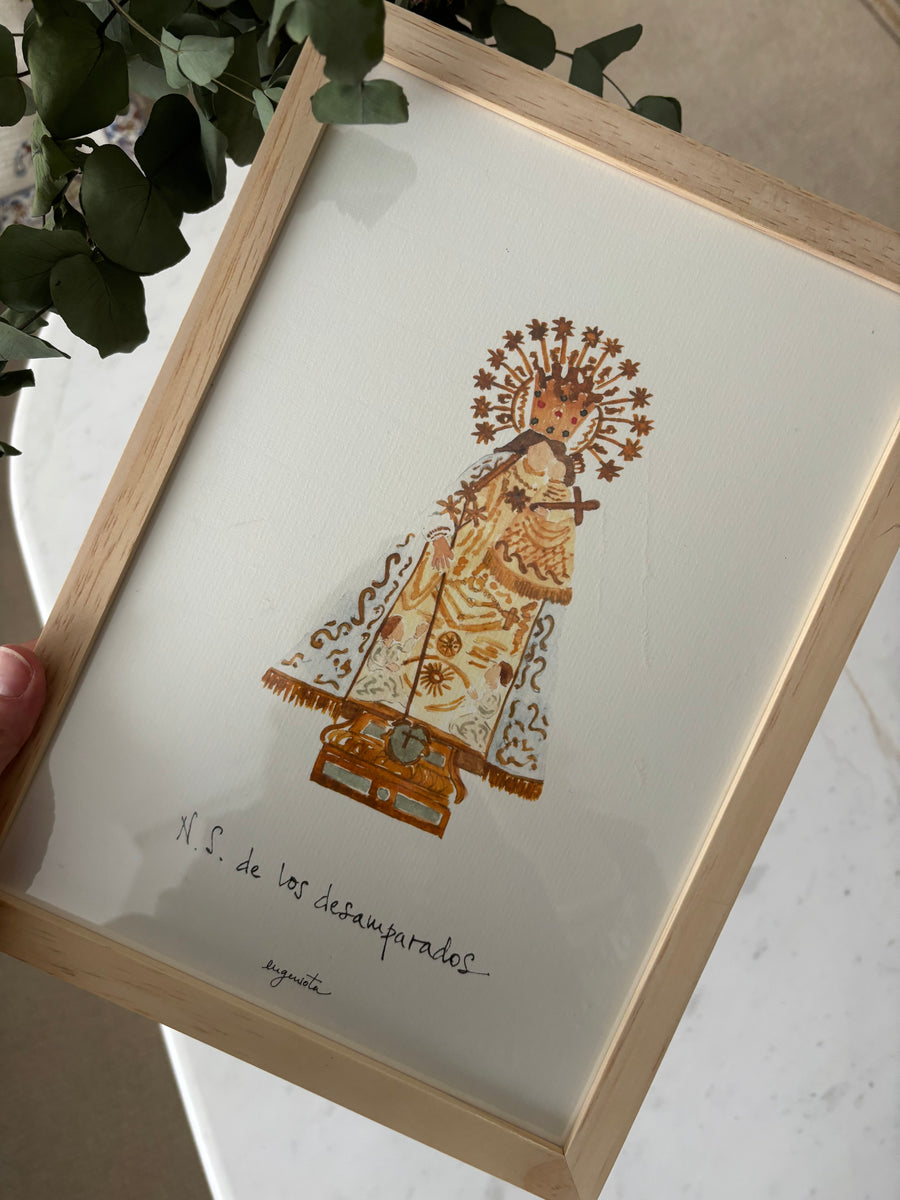 Lámina Virgen de los Desamparados