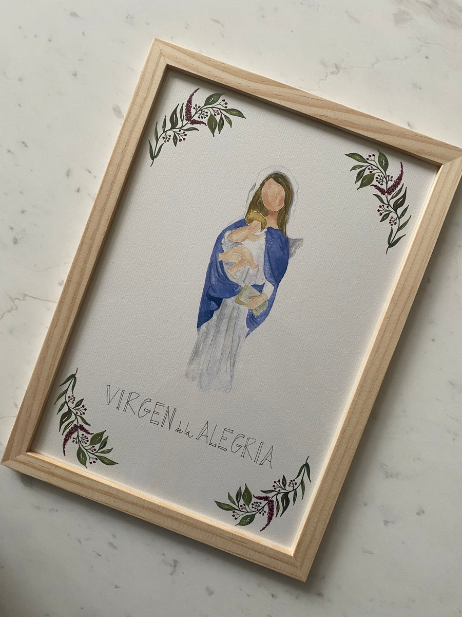 Lámina Virgen de la Alegría